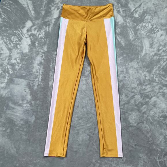 GoldSheep Leggings Bra Set Gold Large Grogu Mandalorian Sporty Athleisure Gym - Picture 7 of 14